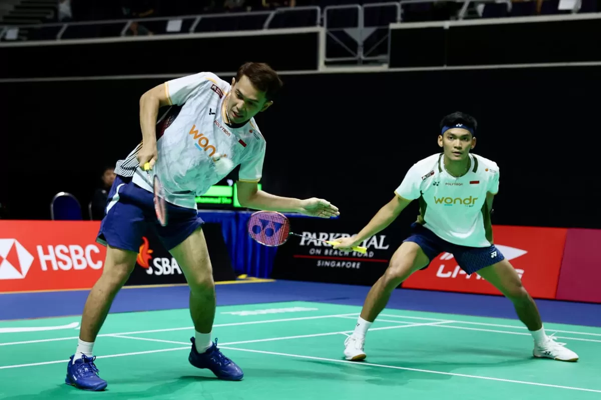 Fajar/Fikri Mereka menjadi satu-satunya wakil yang lolos ke perempat final, setelah pasangan Merah Putih lainnya, Sabar Karyaman/Moh Reza Pahlevi terhenti langkahnya di babak 16 besar, Kamis, 28 Mei. (PBSI)