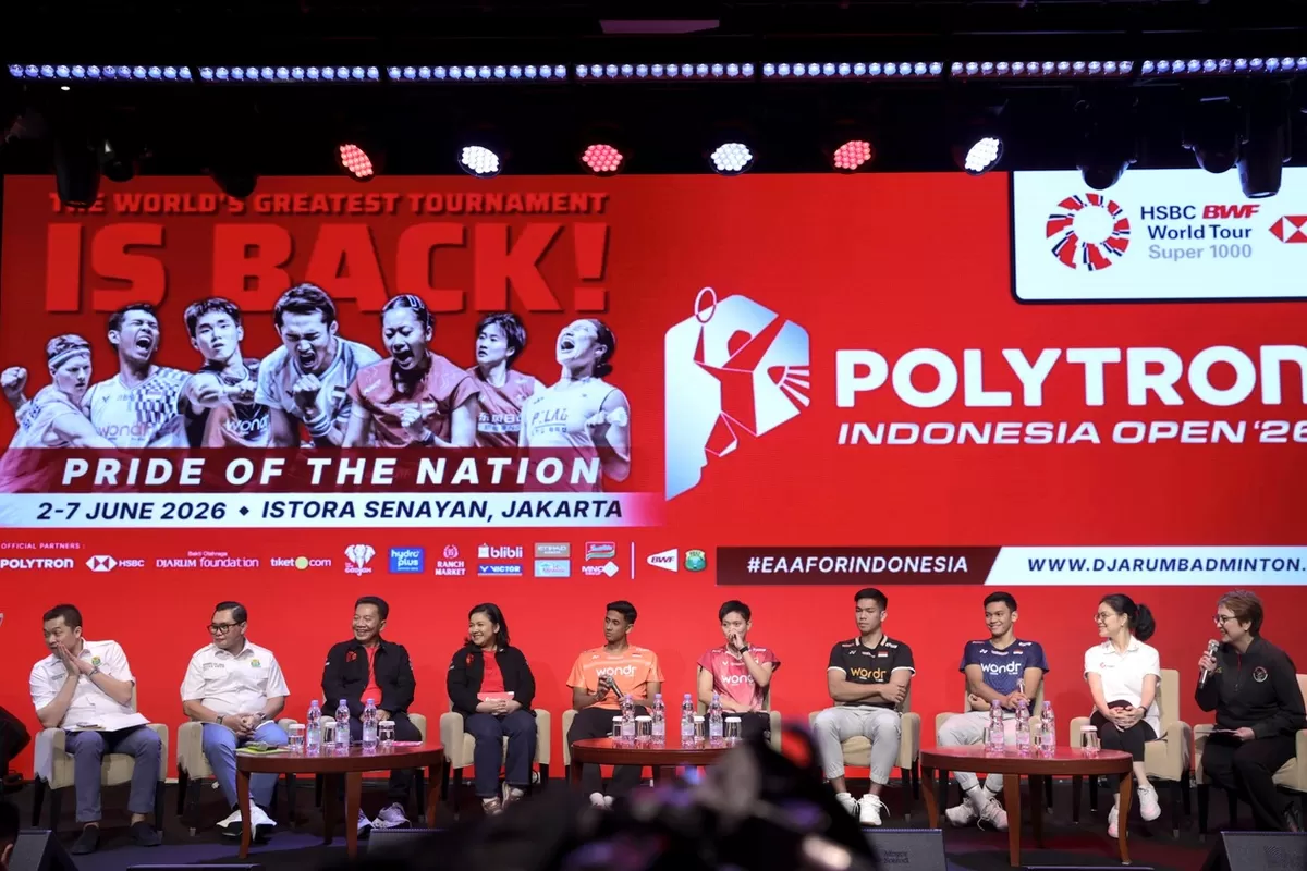 Polytron Indonesia Open 2026 digelar 2-7 Juni di Istora. Diikuti 248 atlet dari 22 negara, ajang ini jadi panggung regenerasi bulu tangkis Indonesia. (PBSI)