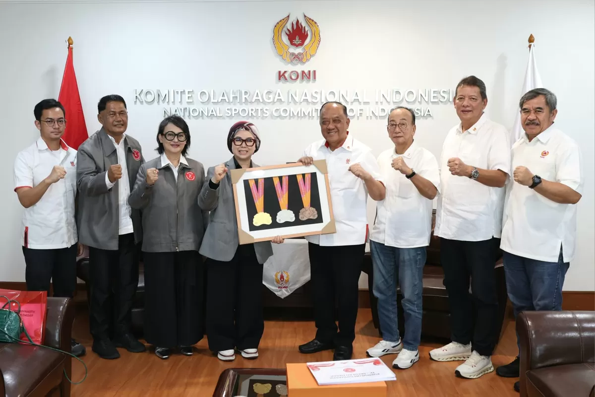 Pengurus FGI bertemu dengan perwakilan KONI Pusat. (KONI Pusat)