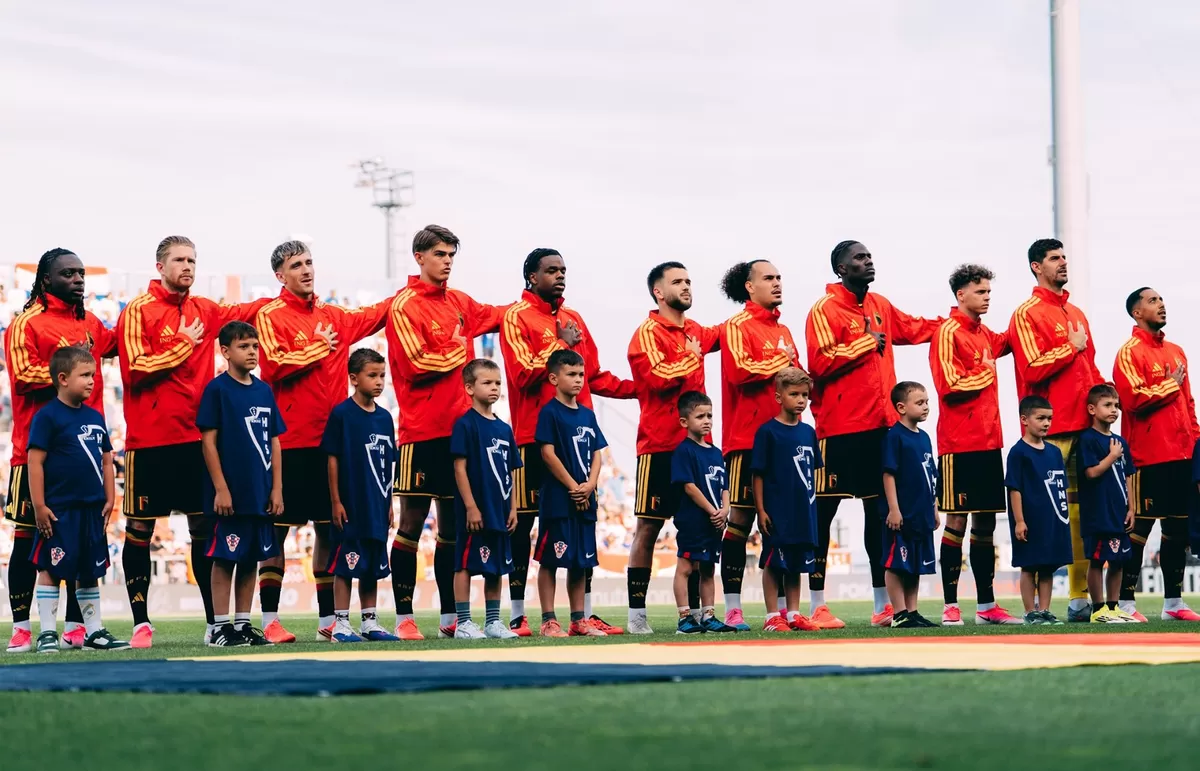 Skuad Belgia. (AFP)