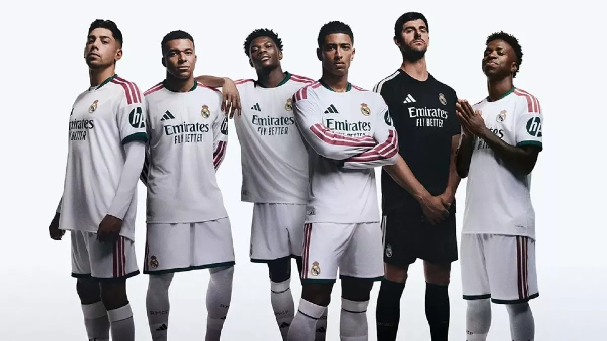 Real Madrid luncurkan jersey kandang untuk musim 2026/27 yang diproduksi oleh Adidas. (Real Madrid)