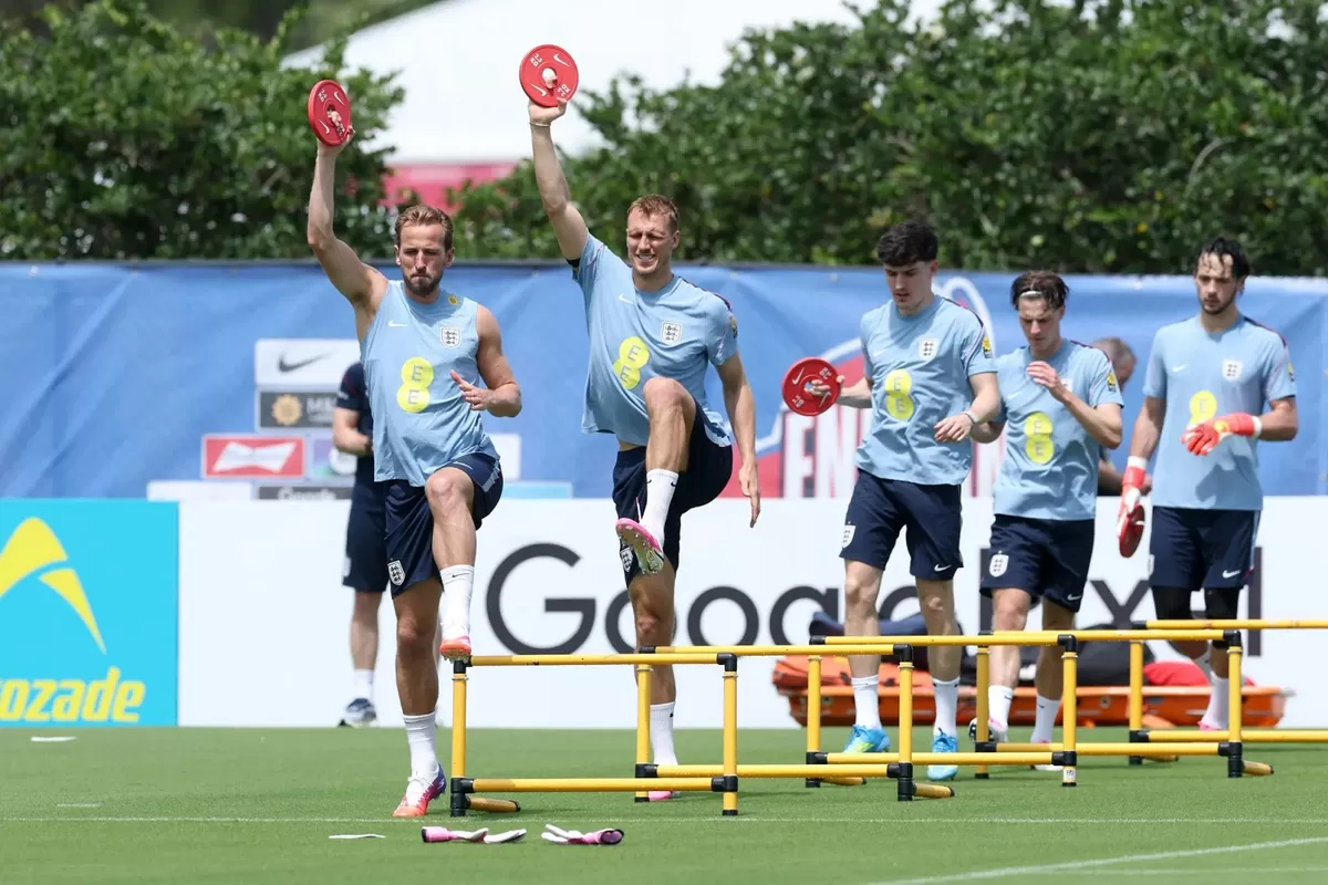 Harry Kane dan kawan-kawan kepanasan pada sesi latihan pertama di AS menjelang Piala Dunia&nbsp;2026.