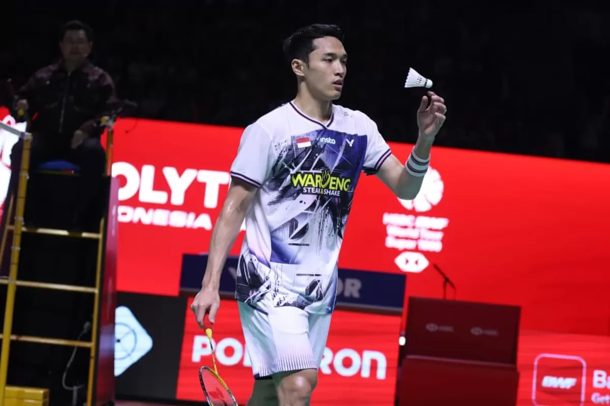 Tunggal putra Indonesia, Jonatan Christie melangkah ke partai final Indonesia Open 2026. Ia tinggal selangkah lagi untuk meraih gelar pertama super 1000 di rumah sendiri.