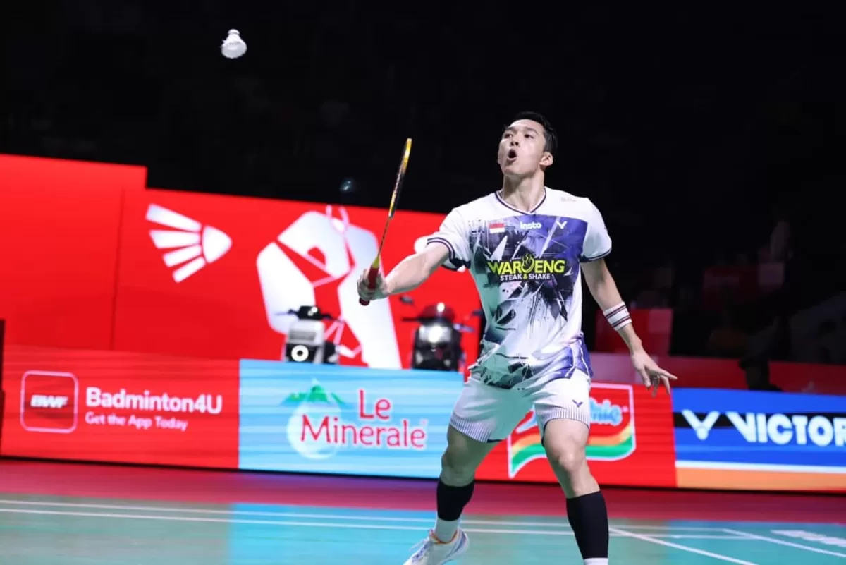 Tunggal putra Indonesia, Jonatan Christie tinggal selangkah lagi meraih gelar perdananya di Indonesia Open 2026. 