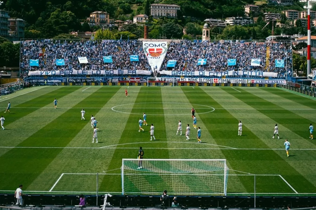 Stadion Sinigaglia yang jadi kandang Como. (@comofootball)