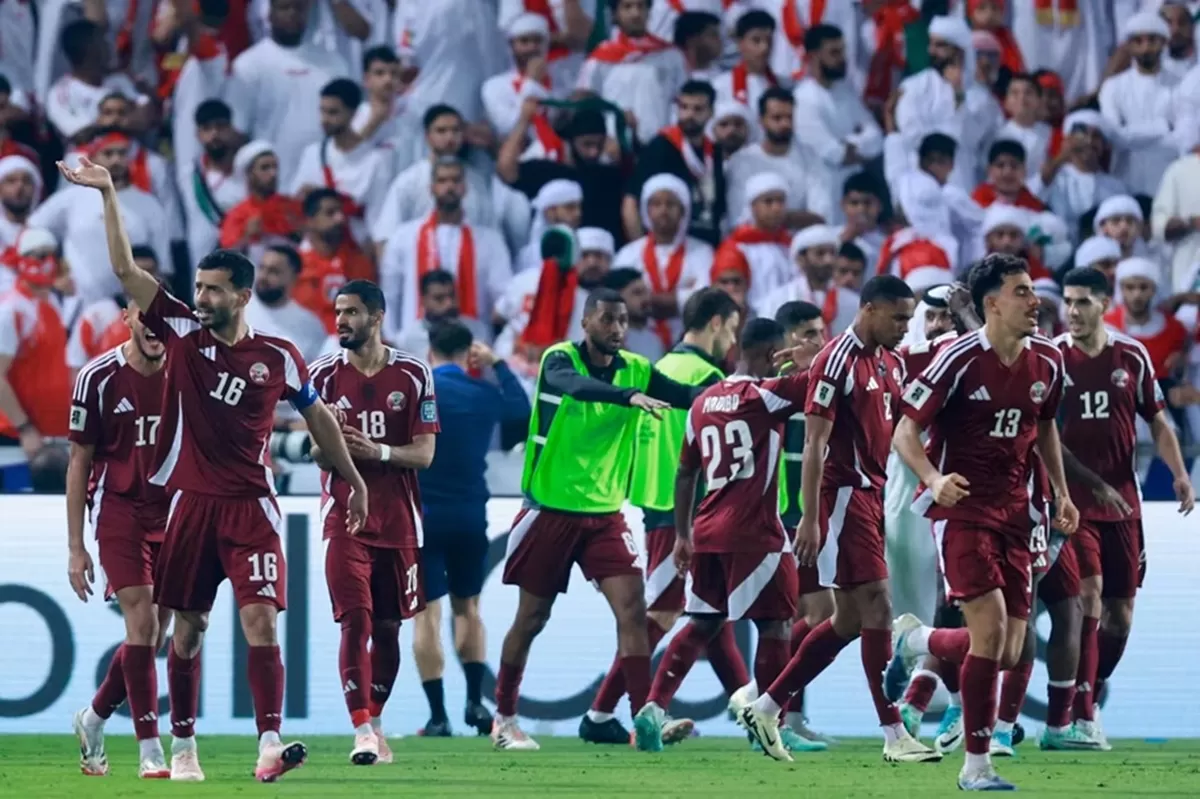 Skuat Qatar di babak 4 kualifikasi Piala Dunia 2026 zona Asia. (FIFA)