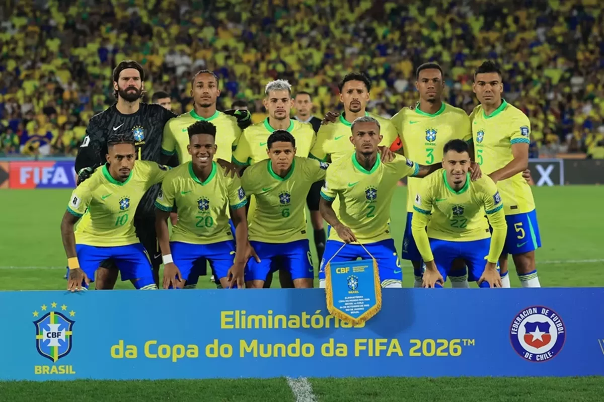 Skuat Brasil di kualifikasi Piala Dunia 2026. (FIFA)