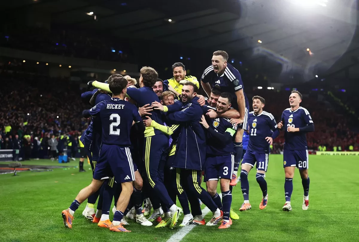 Selebrasi Timnas Skotlandia lolos ke Piala Dunia 2026. (scottishfa.co.uk)