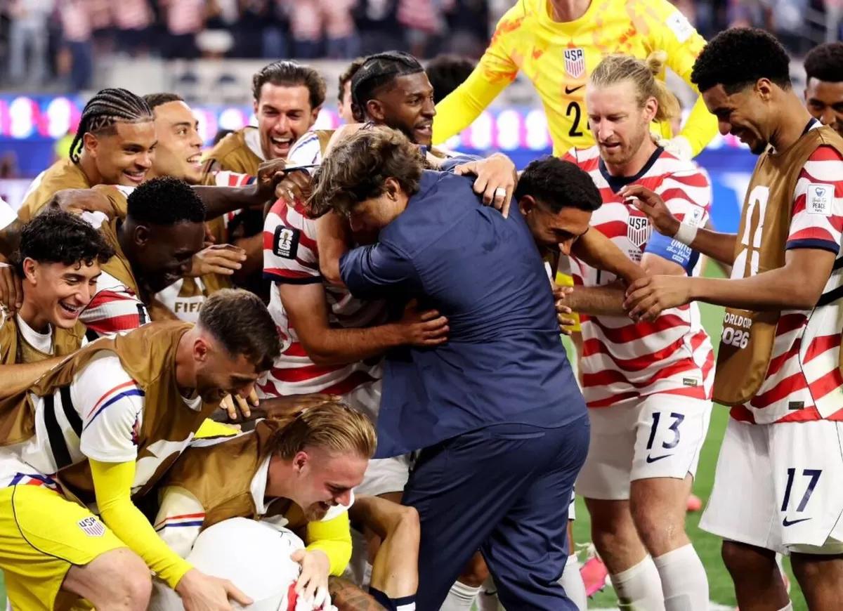 Selebrasi skuad Amerika Serikat. (USMT)