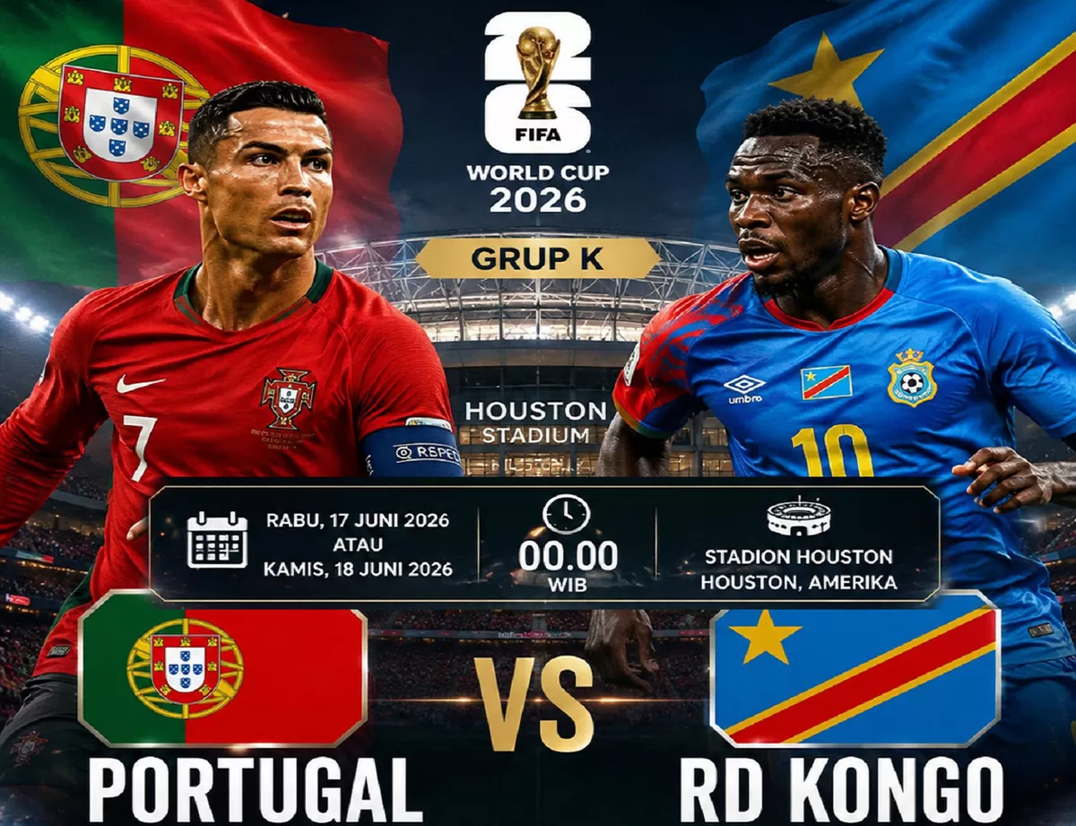 Cristiano Ronaldo dan kawan-kawan membuka kampanye Grup K dengan melawan Kongo DR.