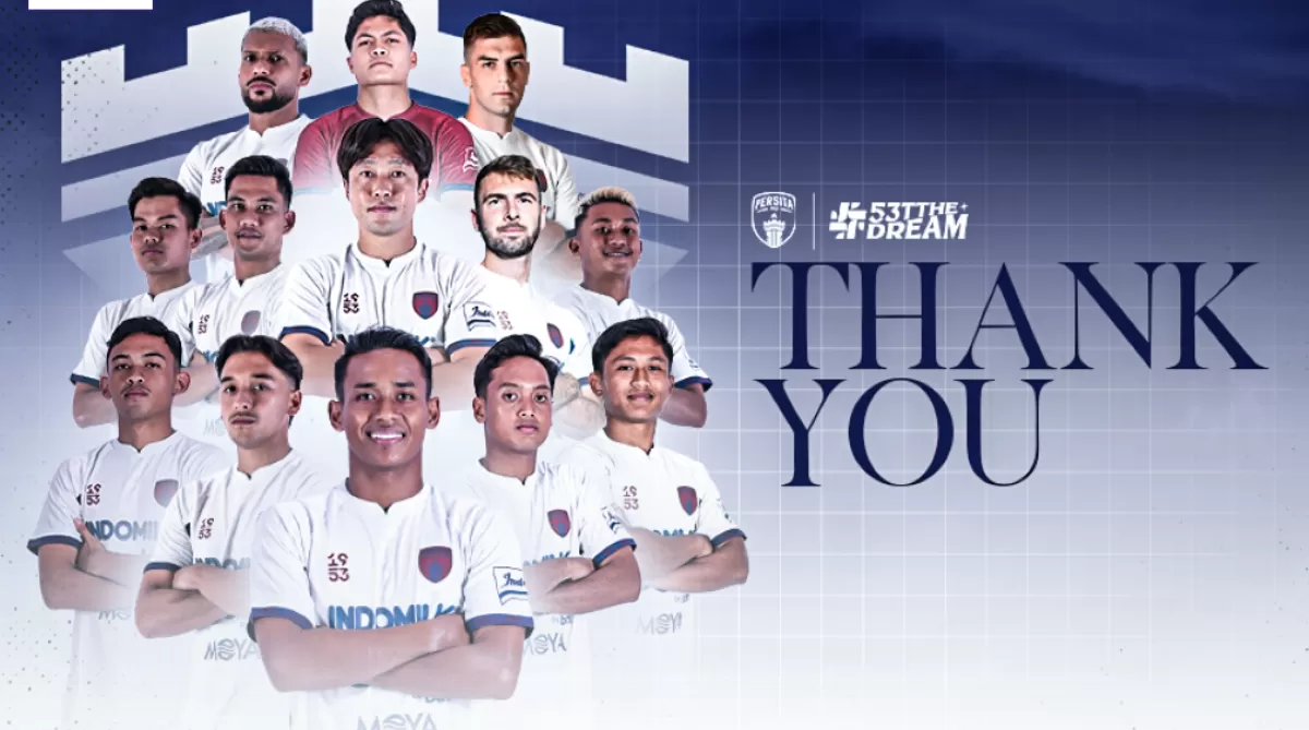 Persita lepas 13 pemainnya usai kompetisi Super League 2025/26. (Persita)