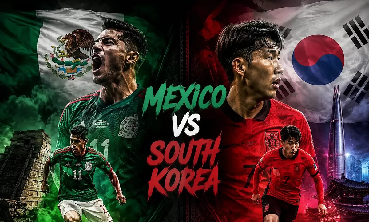 Pertandingan krusial Meksiko vs Korea, Jumat 19 Juni 2026.