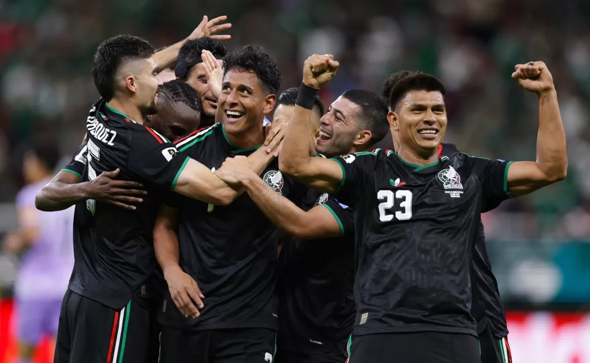 Selebrasi gol Luis Romo ke gawang Korea Selatan di laga Grup A Piala Dunia 2026. (@miseleccionmx)