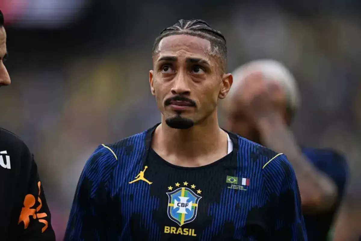 Pemain sayap Brasil, Raphinha. (Getty Images)