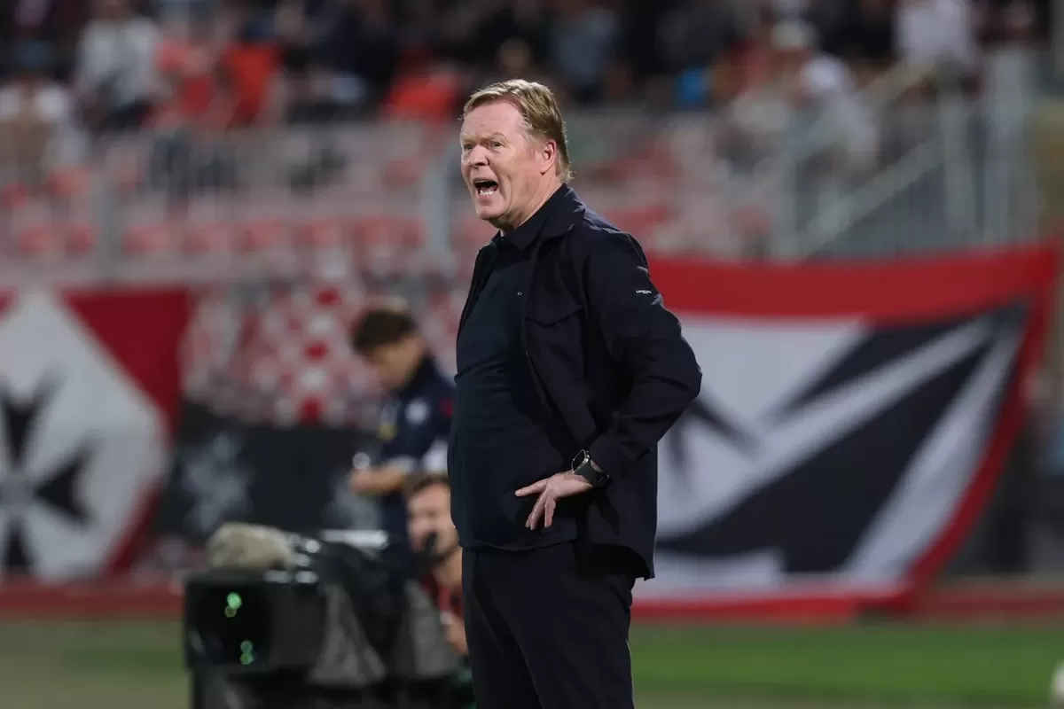 Pelatih Belanda, Ronald Koeman. (EPA)