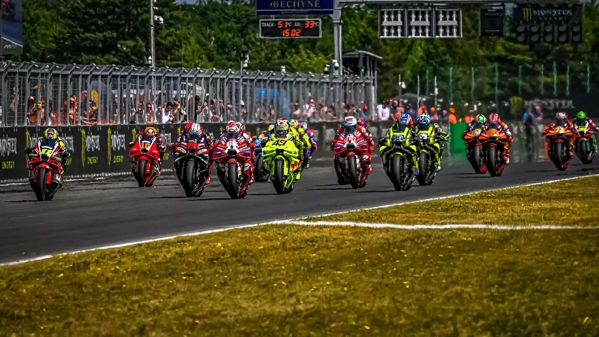 Marc Marquez kuasai GP Ceko di Sirkuit Brno. (MotoGP)