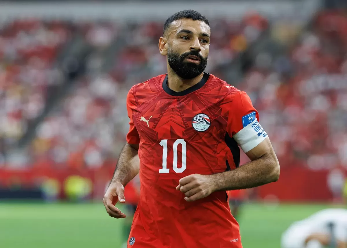 Mohamed Salah mencetak gol pertamanya saat Mesir mengalahkan Selandia Baru, Senin 22 Juni 2026.