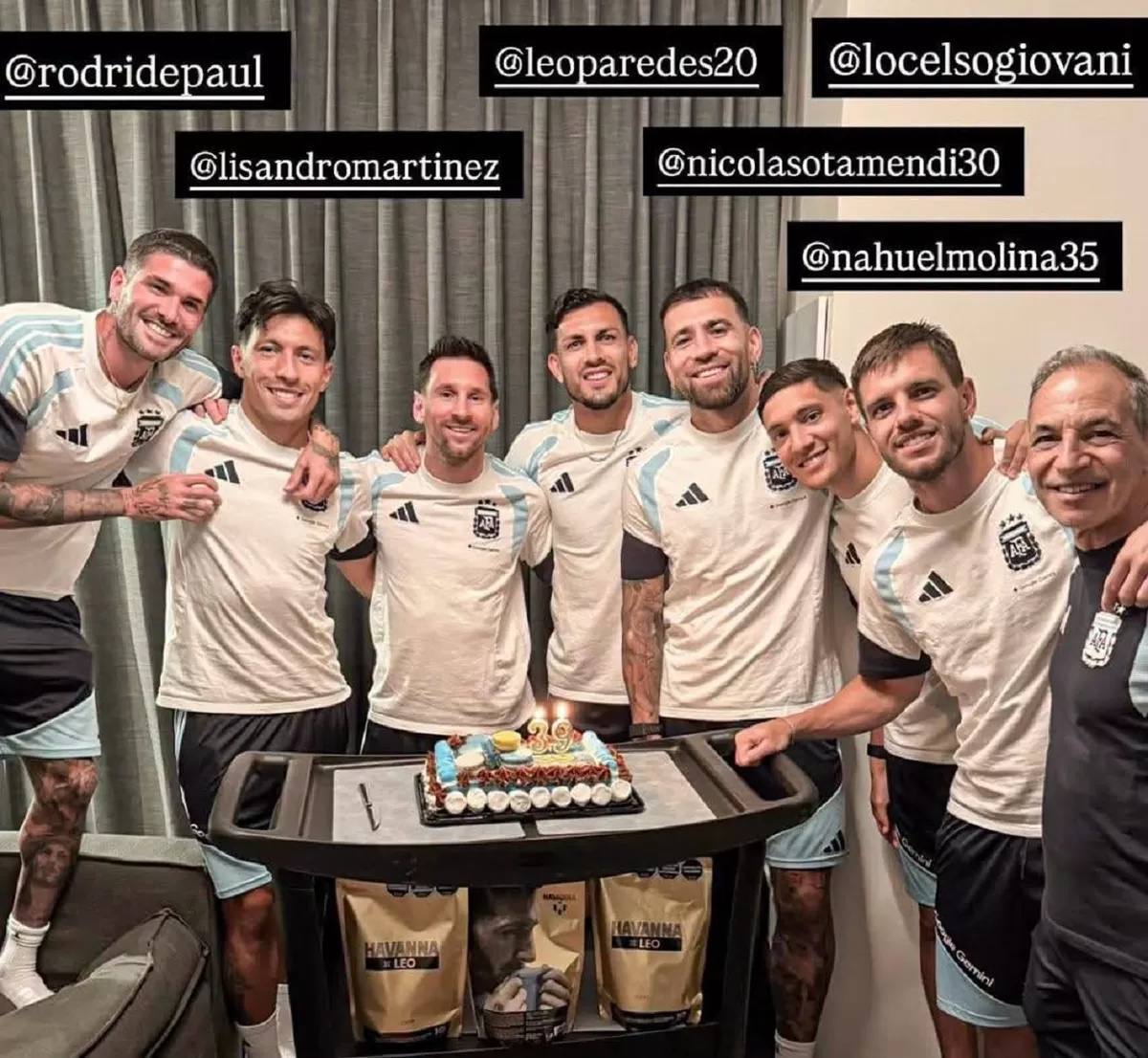 Lionel Messi merayakan ulang tahun ke-39 dengan sederhana.