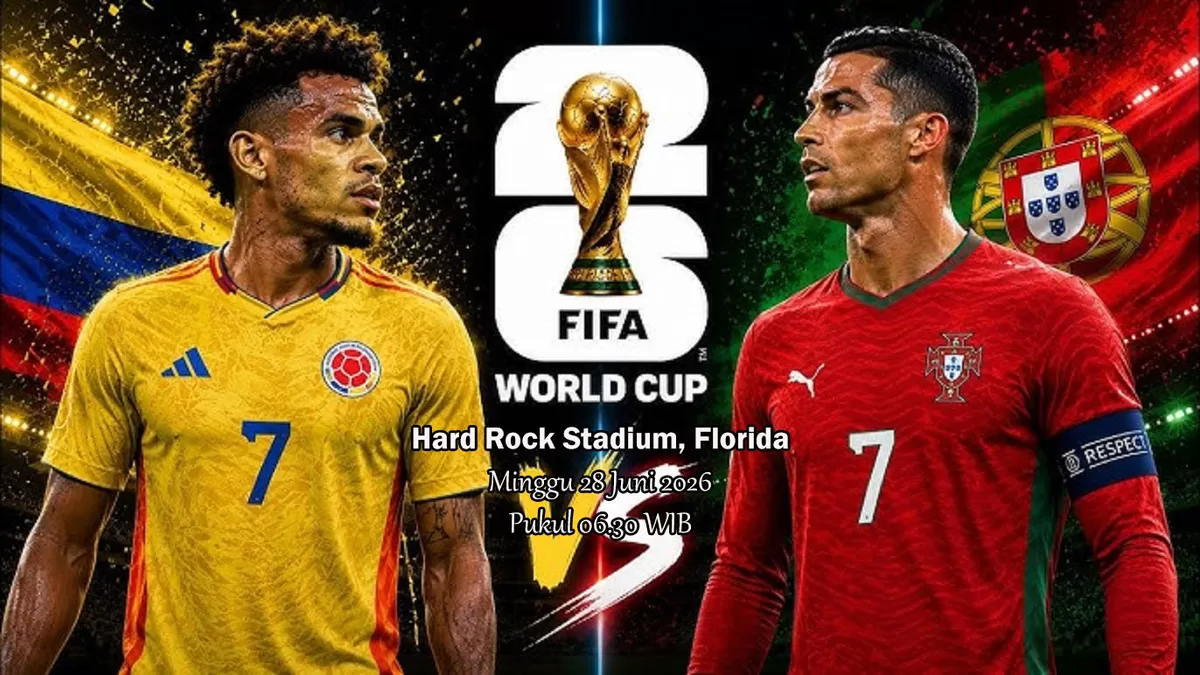 Kolombia dan Portugal akan berebut takhta Grup K Piala Dunia 2026.