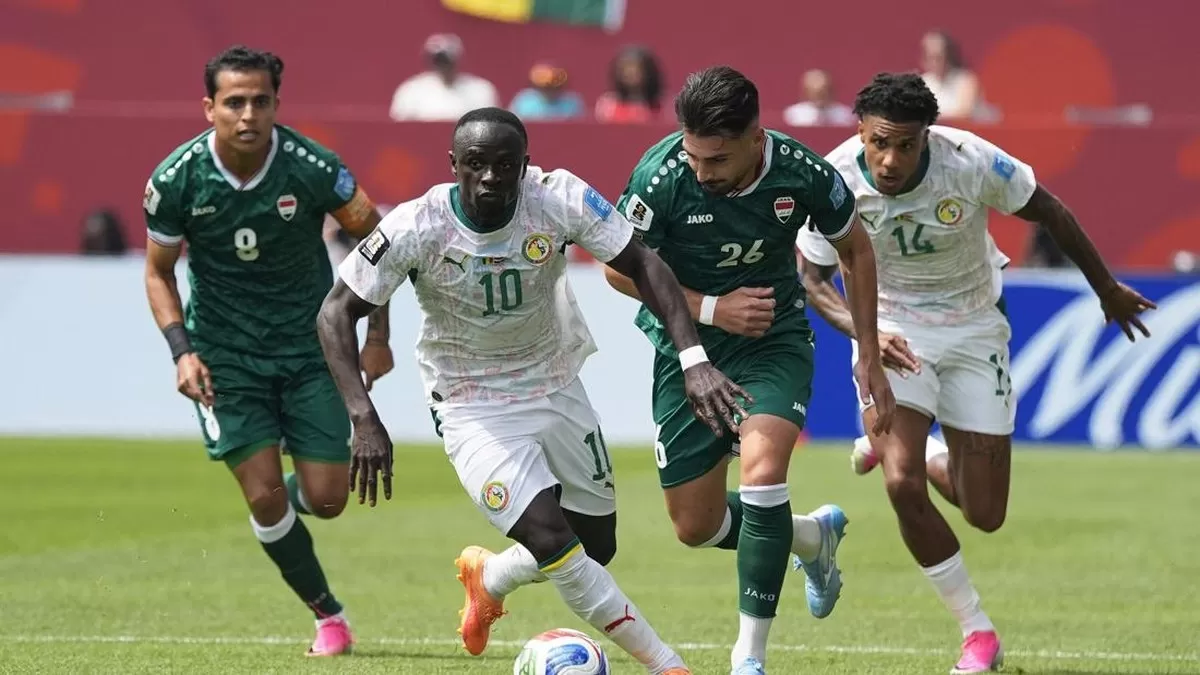 Senegal vs Irak pada laga terakhir Grup I Piala Dunia 2026. (Getty Images)
