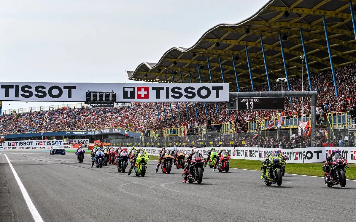Grand Prix Belanda 2026 di Sirkuit Assen. Aprilia amankan posisi 1-2-3. (MotoGP)