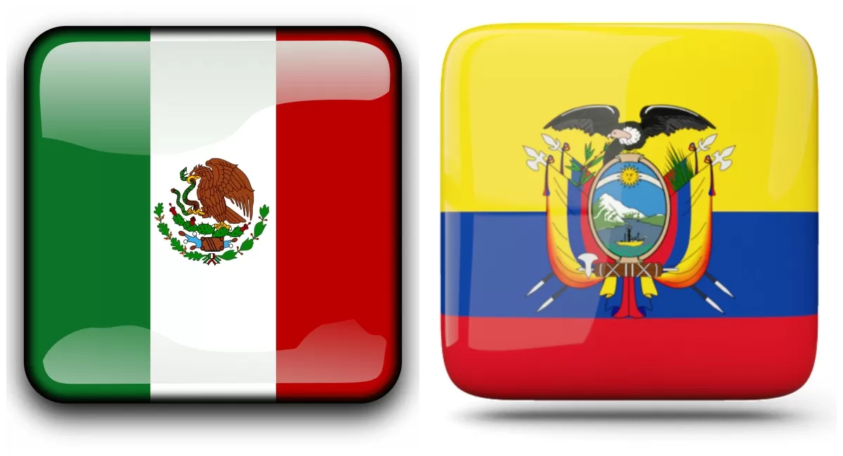 Duel sengit Meksiko vs Ekuador tersaji di Staidon Mexico City.