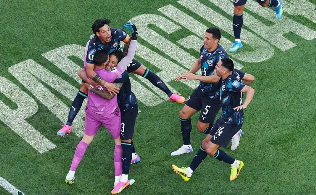 Selebrasi kemenangan Paraguay atas Jerman di babak 32 besar Piala Dunia 2026. (FIFA)