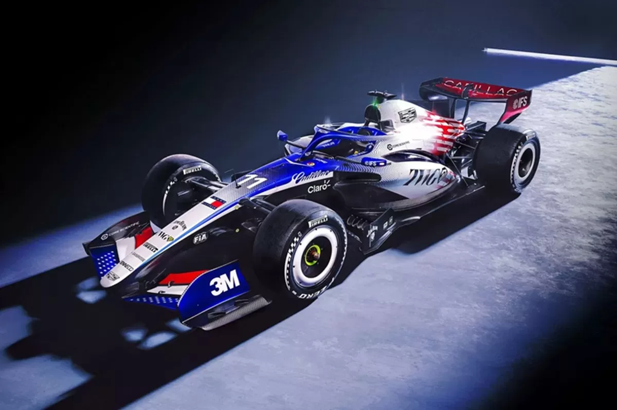 Cadillac bawa livery khusus di GP Inggris. (Cadillac Communications)