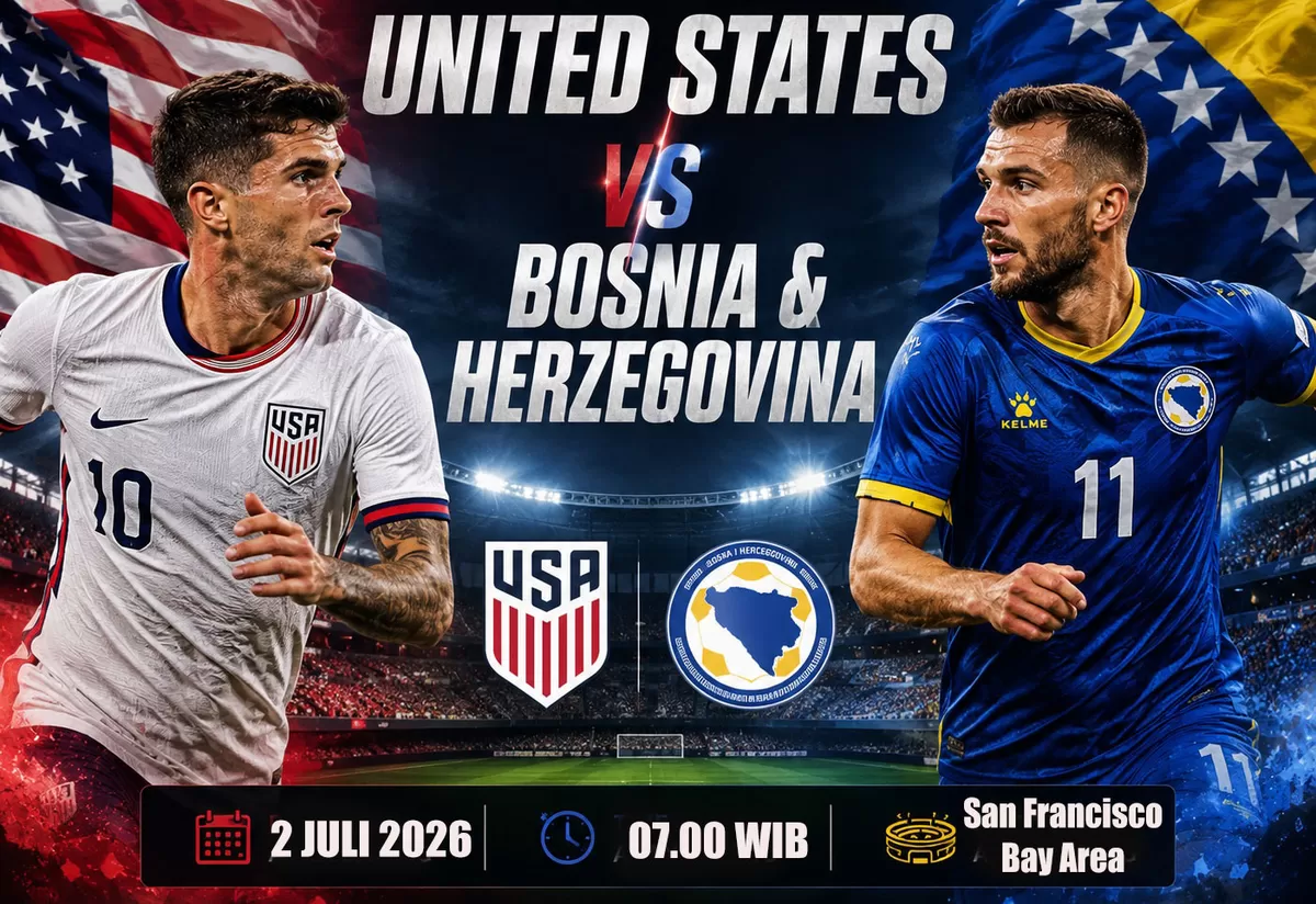Tuan rumah Amerika Serikat difavoritkan memenangkan pertandingan melawan Bosnia.