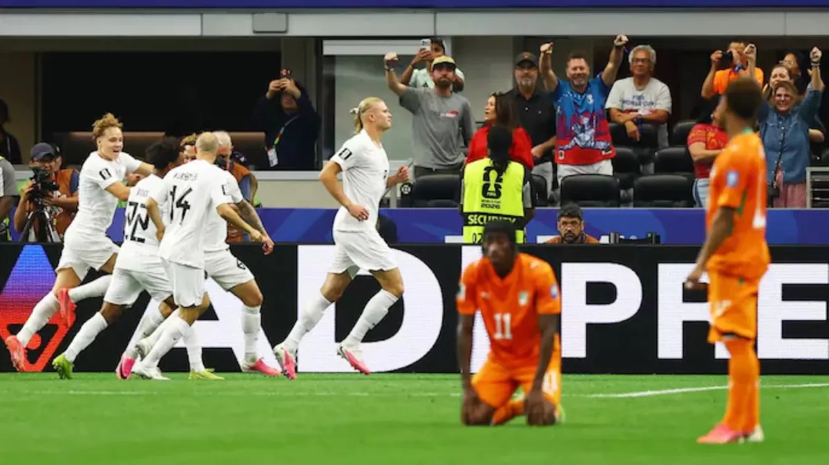 Pertandingan Langsung Pantai Gading vs Norwegia, Piala Dunia FIFA 2026, di Dallas Stadium, Rabu, 1 Juli WIB. Norwegia mengalahkan lawannya 2-1.