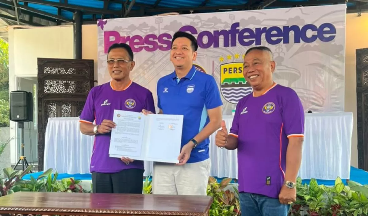 Persib gandeng PSGC Ciamis bangun ekosistem sepak bola di Jawa Barat. (Persib)