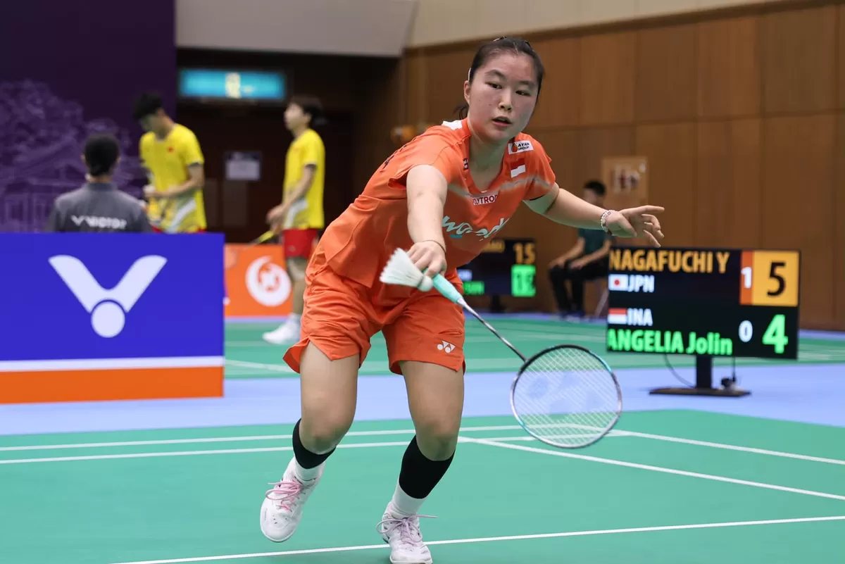 Tunggal putri Indonesia Jolin Angelia tersingkir dari persaingan Kejuaraan Asia Junior 2026 (Individu). Ia langsung kandas di babak 64 besar, Kamis, 2 Juli 2026, di Kumamoto.