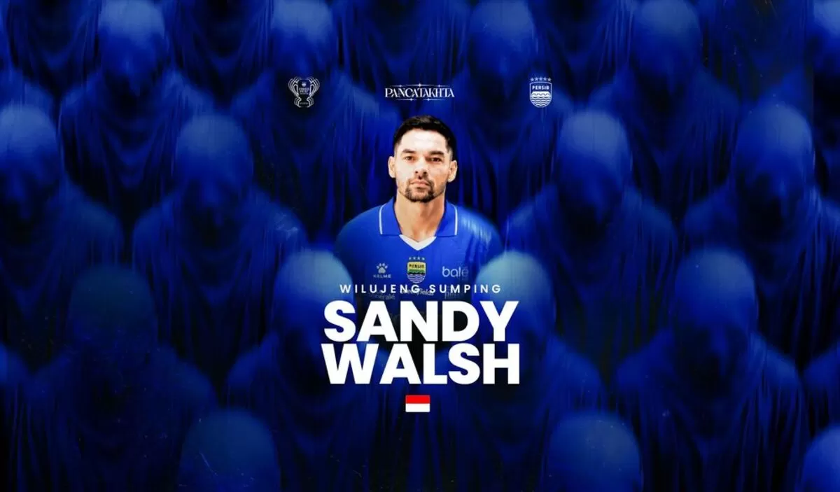 Sandy Walsh direkrut Persib Bandung dengan durasi kontrak 3 musim. (Persib)