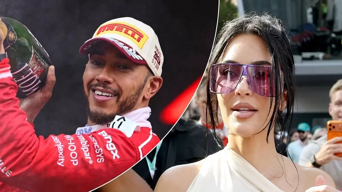 Kim Kardashian membuat Lewis Hamilton bahagia.