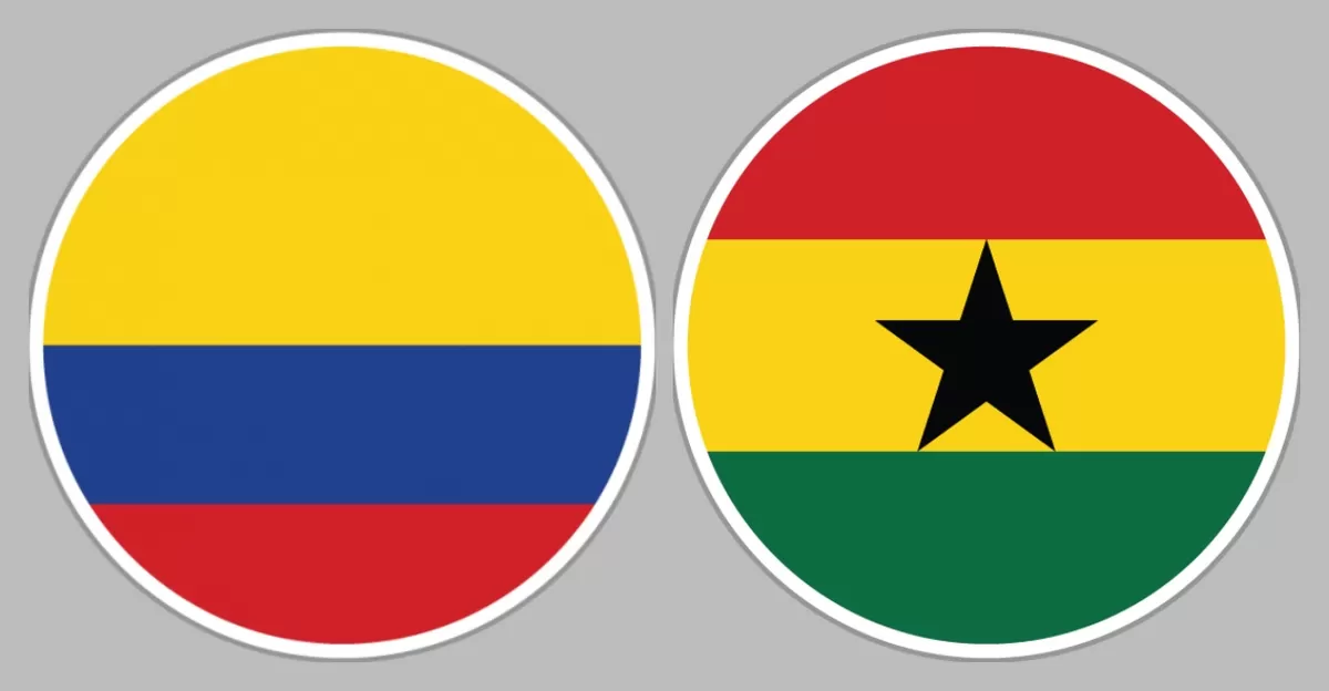 Duel Kolombia vs Ghana tersaji di Stadion Kansas City.
