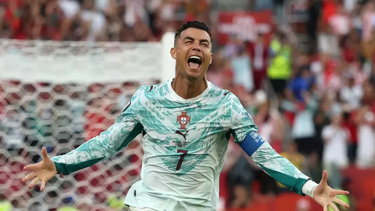 Cristiano Ronaldo mencetak gol ketiga di Piala Dunia 2026. (fifa)