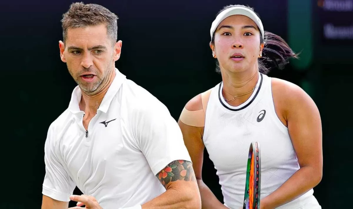 Petenis Indonesia Aldila Sutjiadi bersama pasangan barunya Guido Andreozzi asal Argentina di Wimbledon 2026. Mereka berusaha tingkatkan chemistry jelang babak kedua ganda campuran.