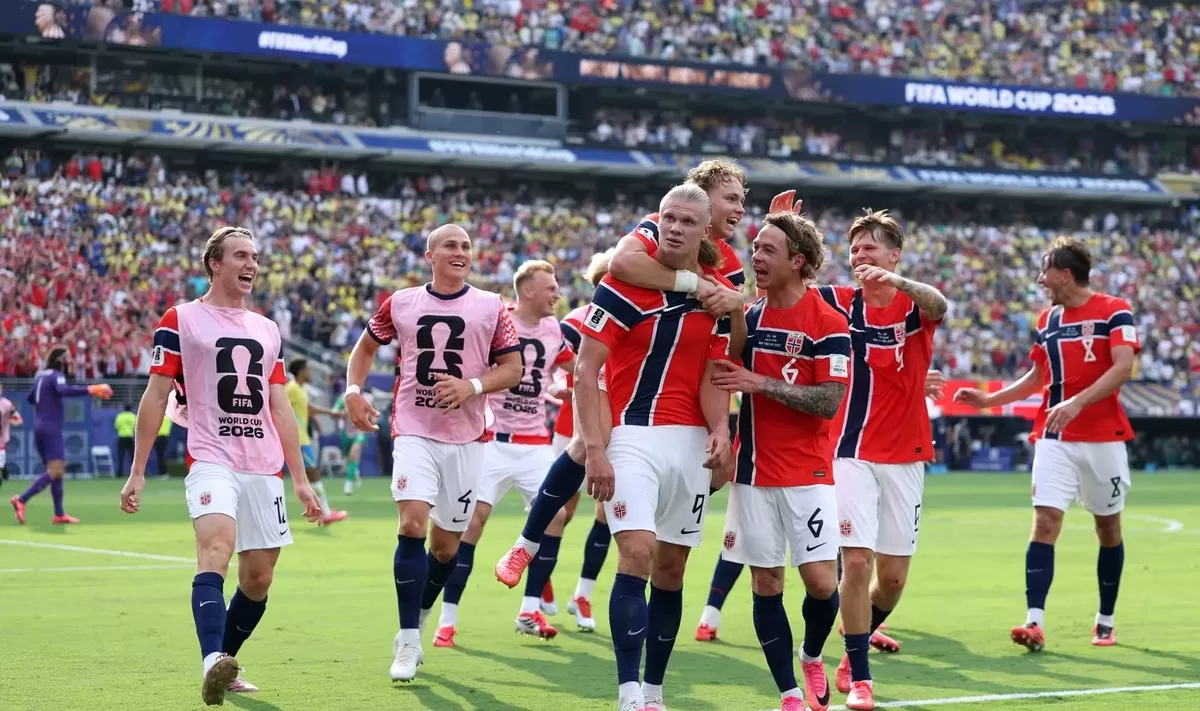 Erling Haaland berperan saat Norwegia mengejutkan Brasil