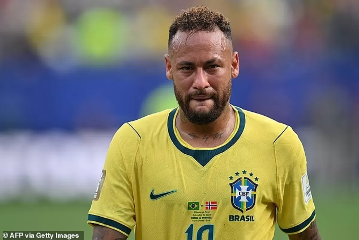Neymar menangis setelah Brasil kalah dari Norwegia di babak 16 besar Piala Dunia 2026.