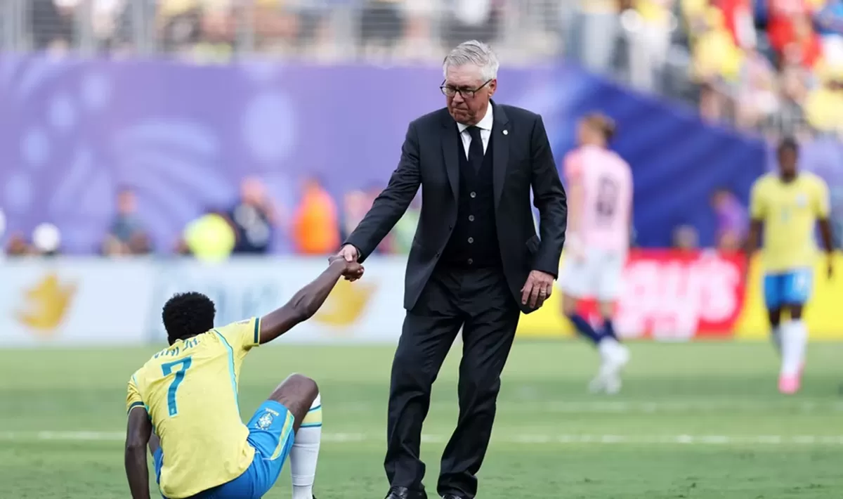 Carlo Ancelotti, pelatih Brasil. (FIFA)