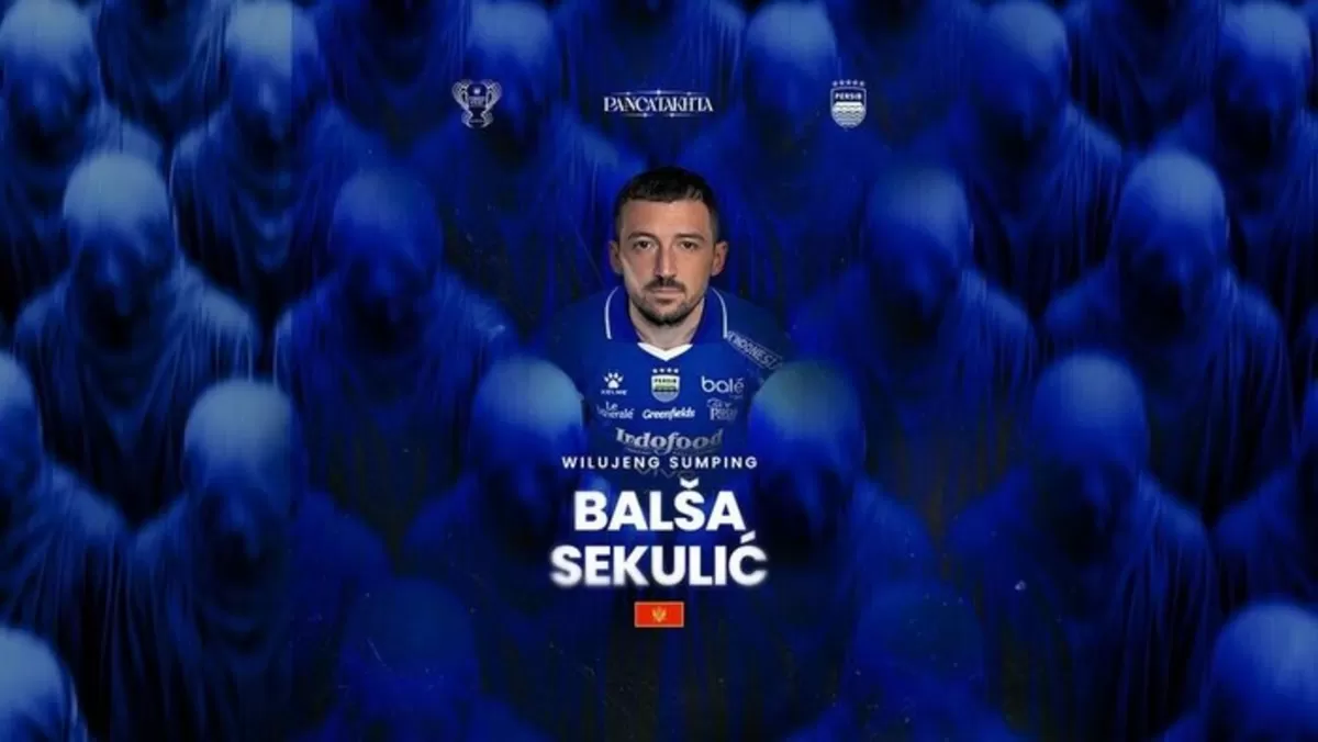 Penyerang baru Persib, Balsa Sekulic. (Persib)