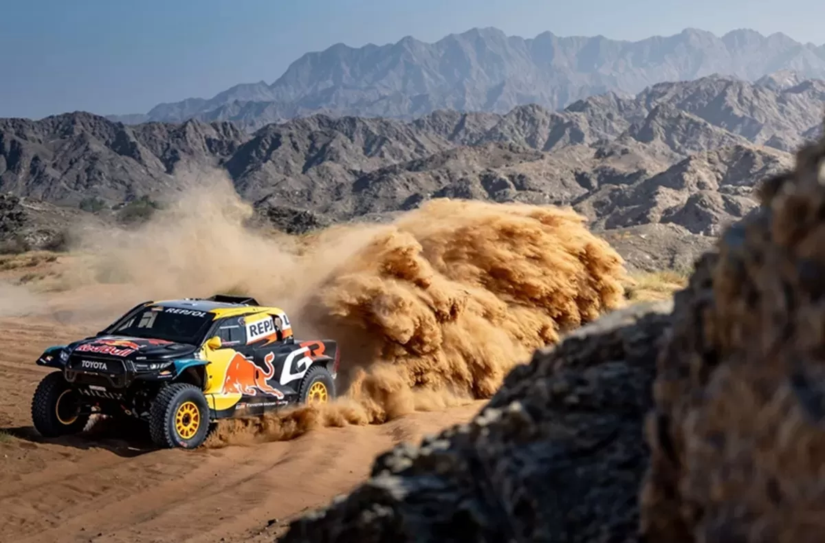 Toyota Gazoo Racing DKR Hilux Evo di Reli Dakar 2026. (Toyota)