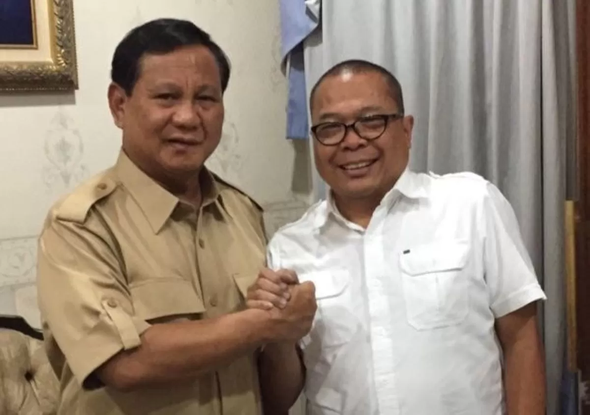M.Nigara bersama Presiden Prabowo Subianto. (Istimewa)