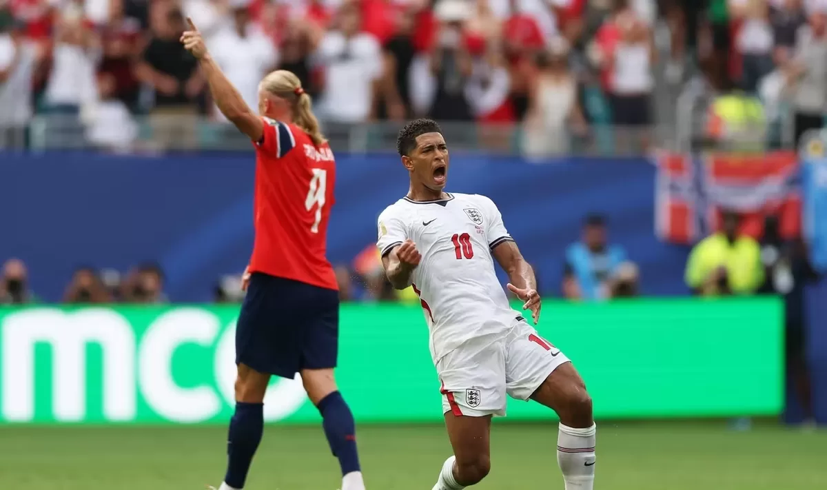 Jude Bellingham terpilih sebagai pemain terbaik pertandingan Inggris vs Norwegia.