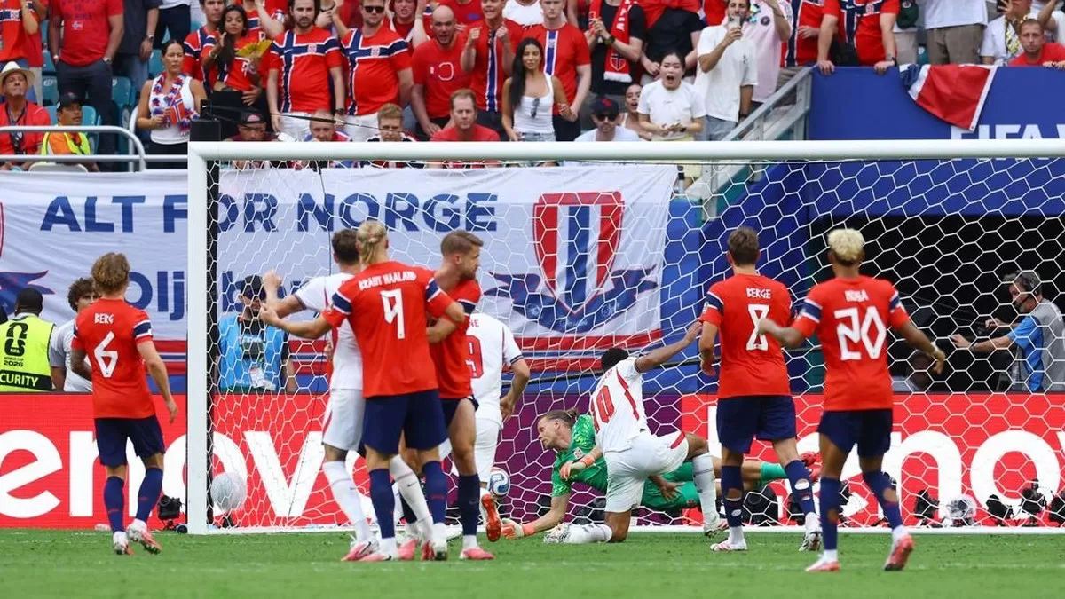 Laga Inggris vs Norwegia di perempat final Piala Dunia 2026.