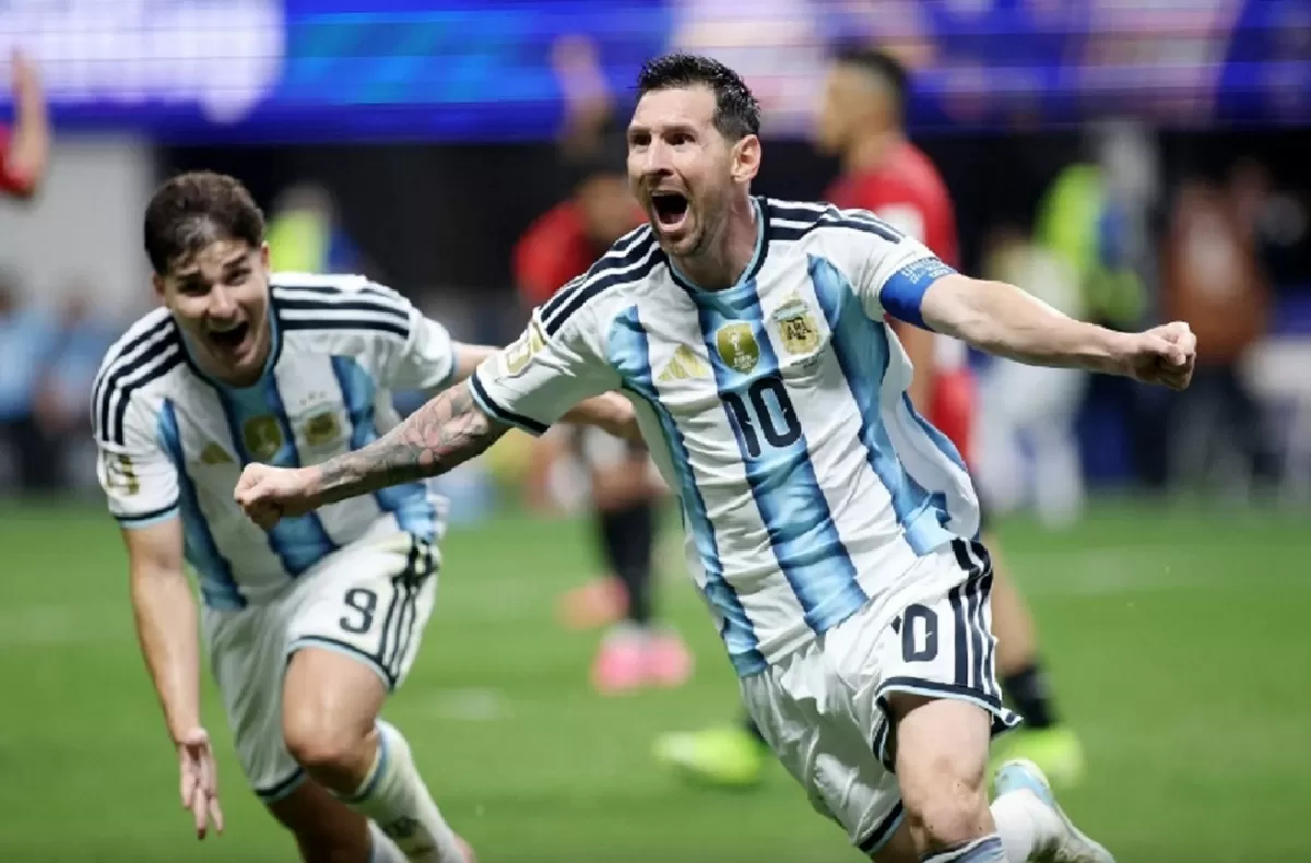 Lionel Messi menjadi motor penggemar Argentina.