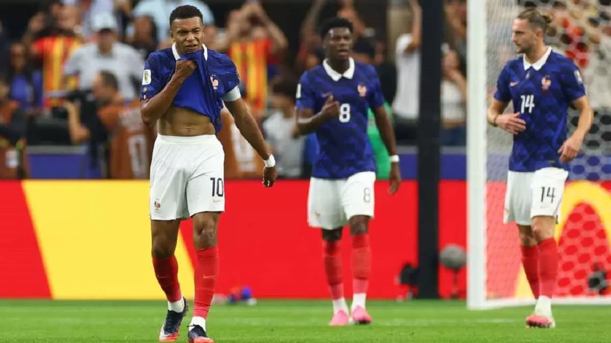 Kylian Mbappe tak berkutik menghadapi Spanyol.