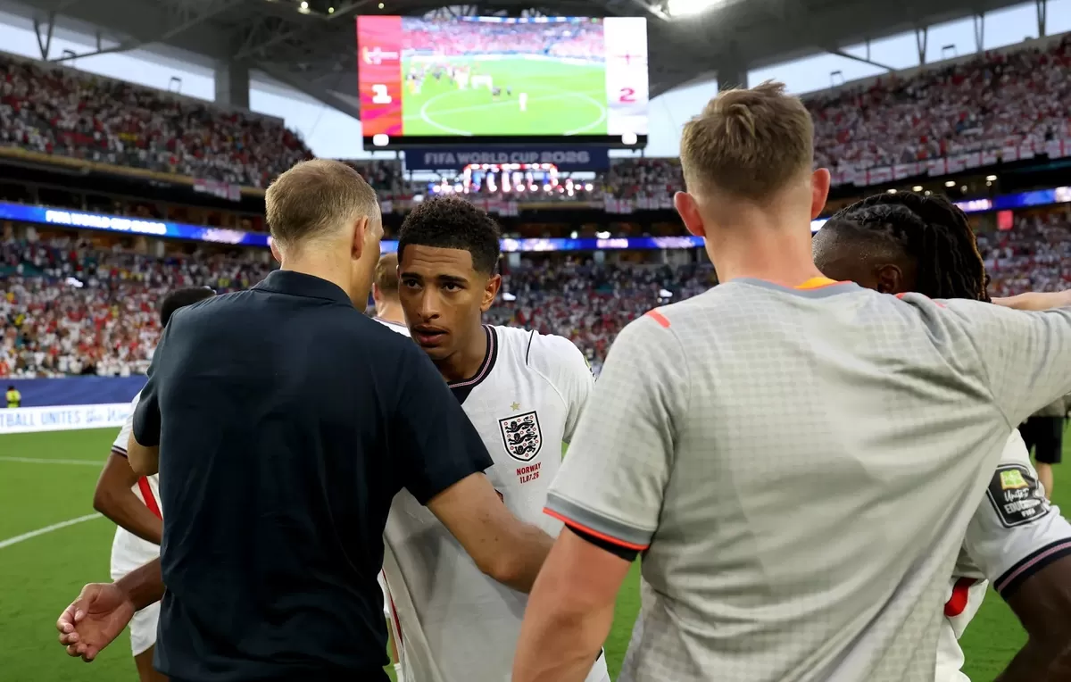 Thomas Tuchel dan Jude Bellingham sempat berselisih usai Inggris mengalahkan Norwegia 2-1.