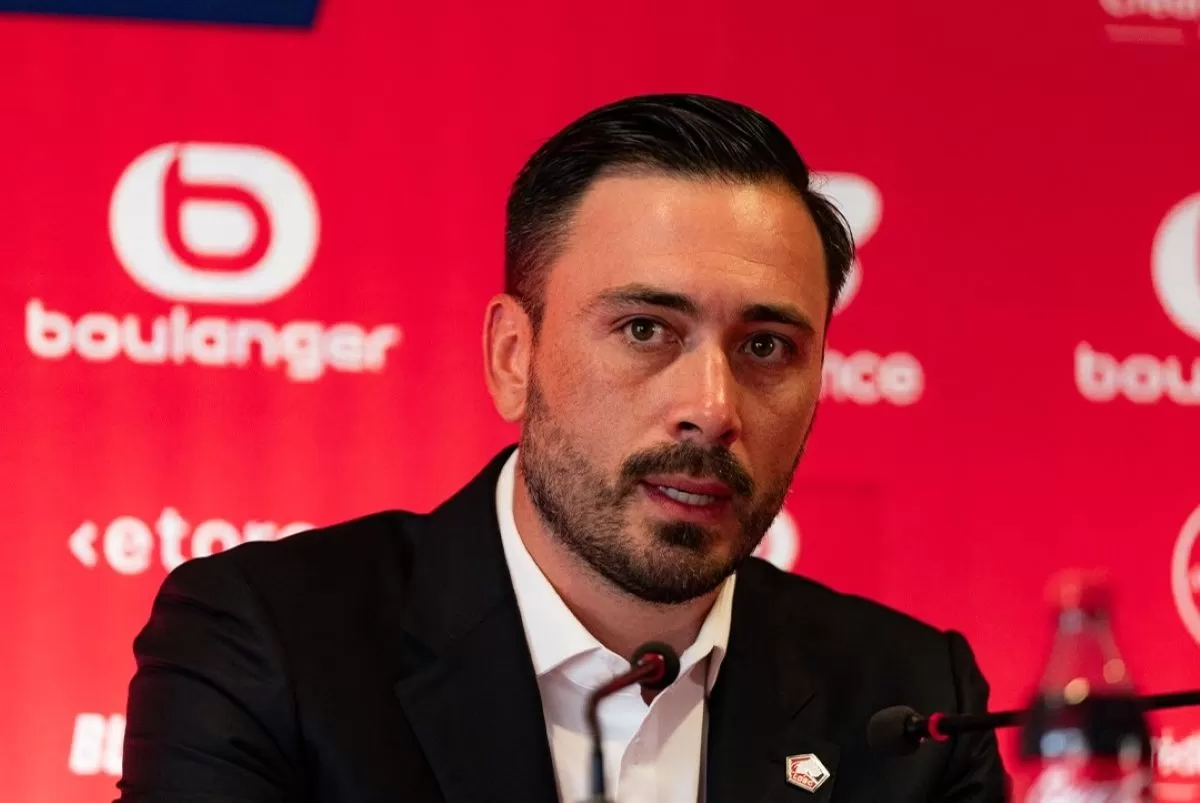 Davide Ancelotti kini dipercaya menangani klub Lille sebagai pelatih kepala. (@losclive)