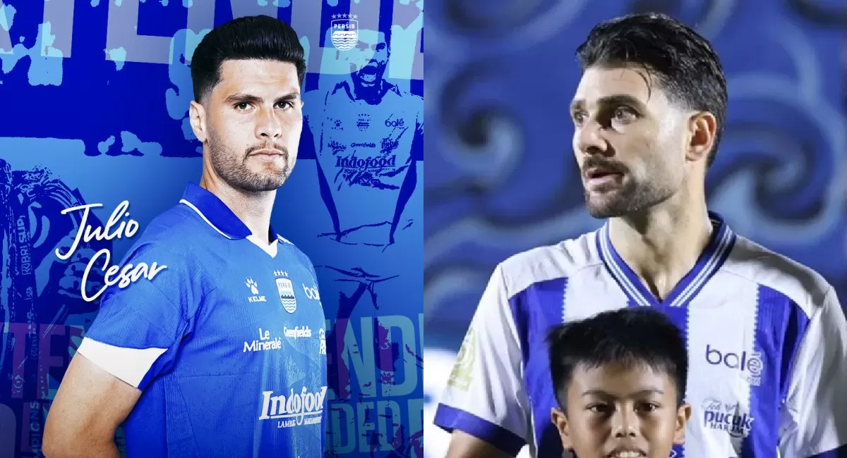Julio Cesar dan Frans Putros (kanan) jadi andalan Persib di musim 2025/26. (Persib)